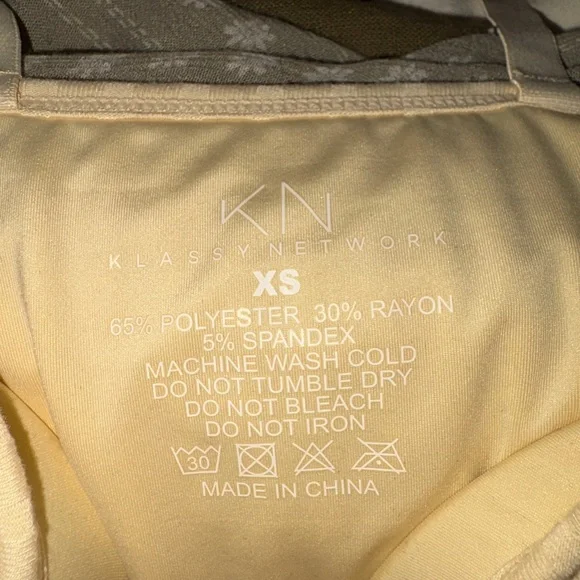 Klassy Network Bustier Ribbed Top - Picture 4 of 4